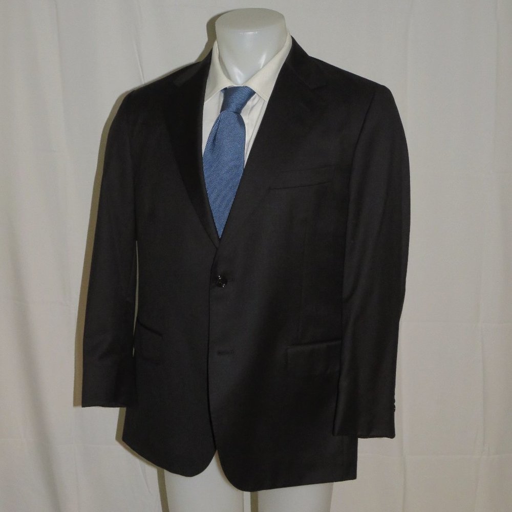 Cantarelli Recent Solid Charcoal Gray Two Button … - image 5